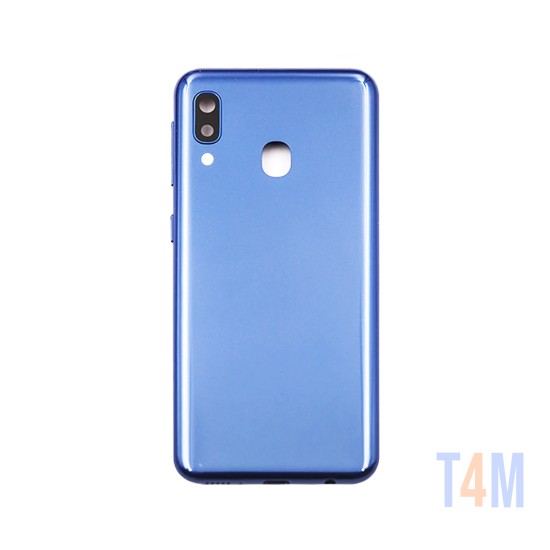 Tapa Trasera+Lente de Cámara Samsung Galaxy A20e/A202 Azul